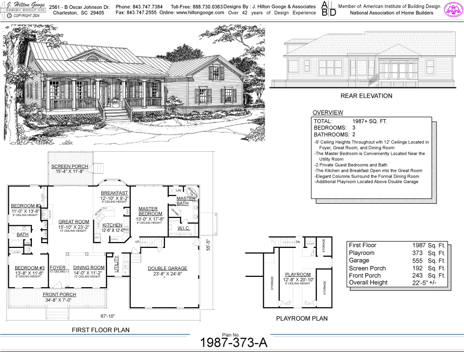 J. Hilton Googe Design Group, Inc. : Stock Plan #1987-373-A